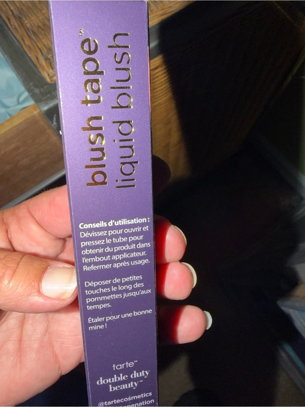 tarte berry blush tape liquid blush